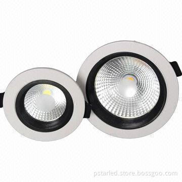 COB Dimmable LED downlights, 9W, with 65-degree body temperature, SAA-approved